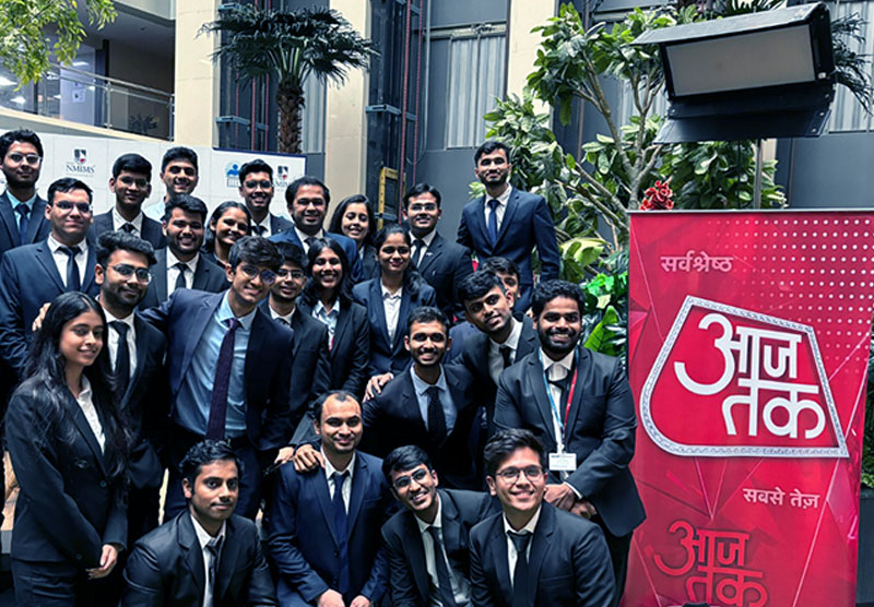 Aaj Tak Media Interaction at NMIMS