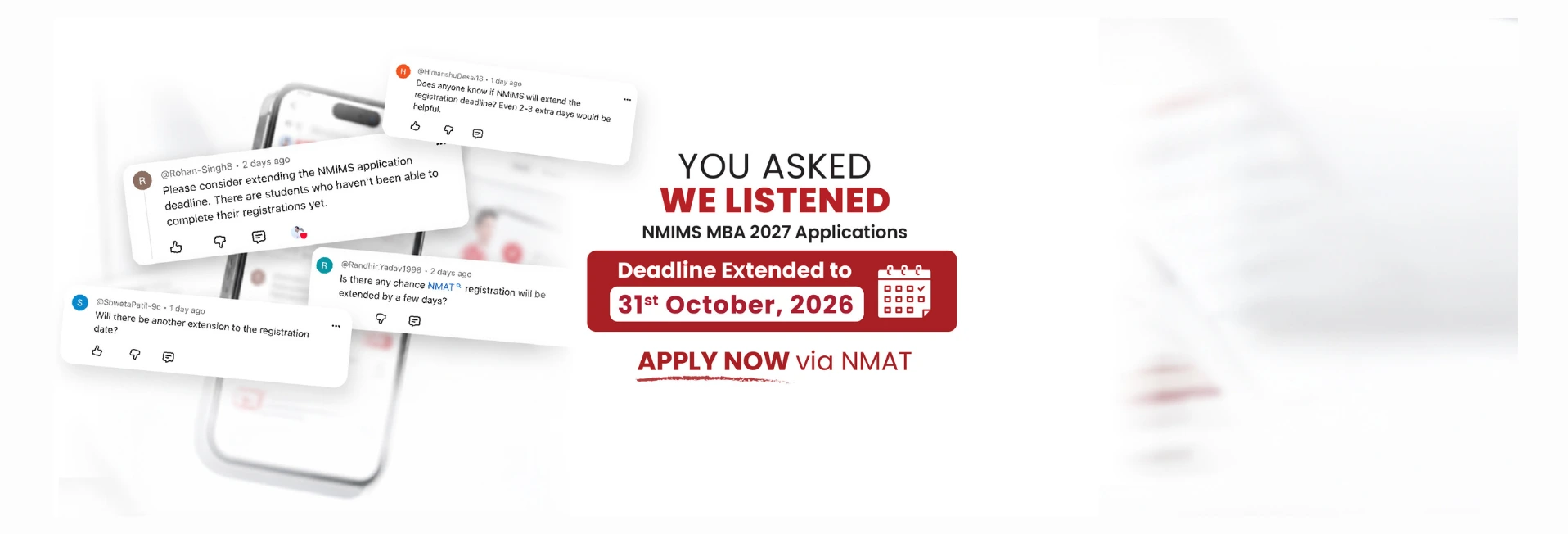 NMIMS MBA Admissions 2027 - Apply via NMAT