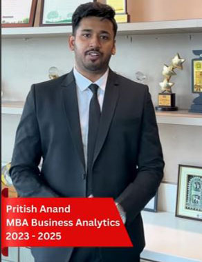 Pritish Anand MBA Marketing student at NMIMS